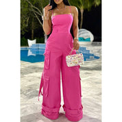 Fierce Cargo Wide-Leg Jumpsuit