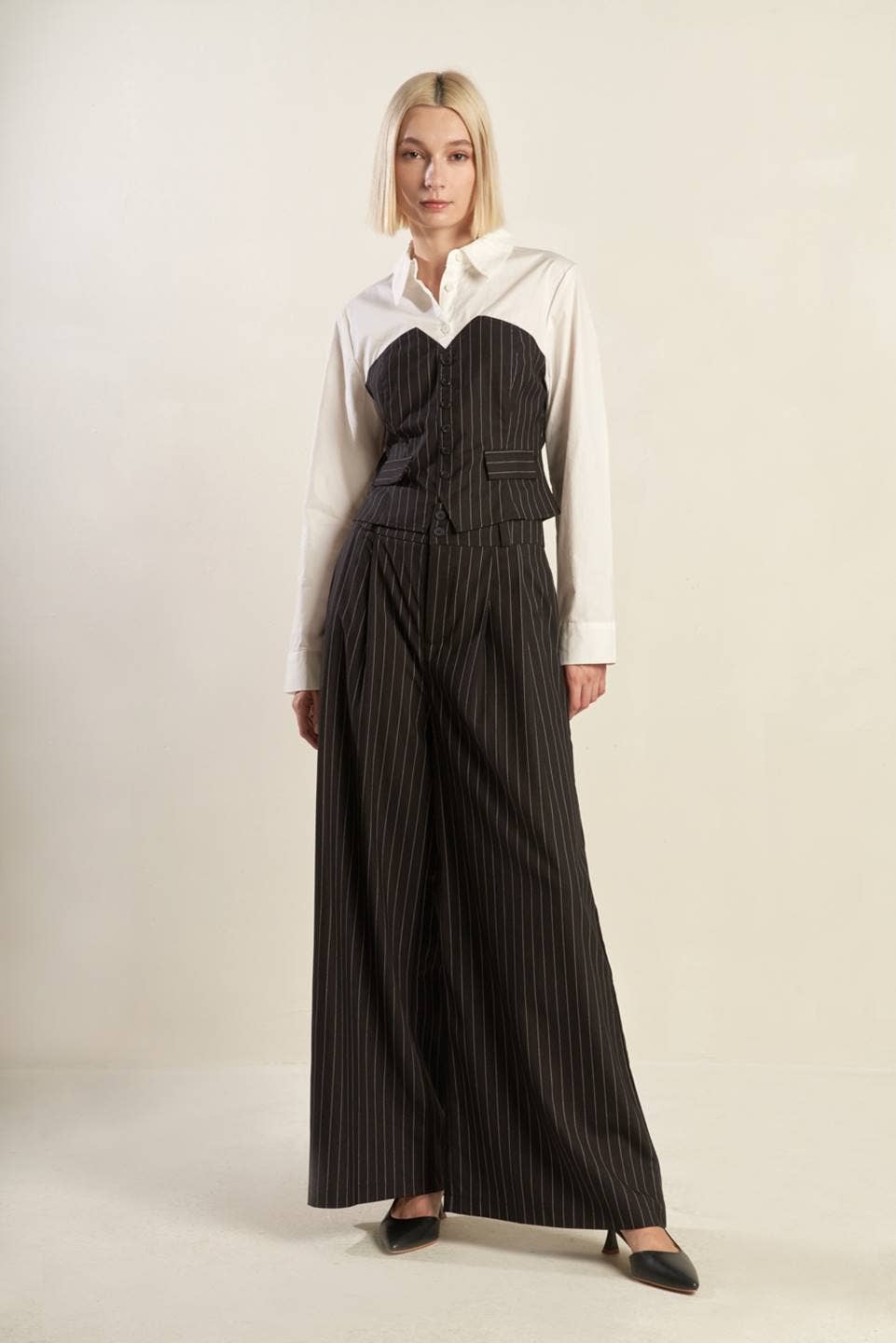 Pinstripes Woven Pants