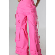 Fierce Cargo Wide-Leg Jumpsuit