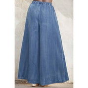 INDIGO VOYAGER WIDE DENIM PANTS