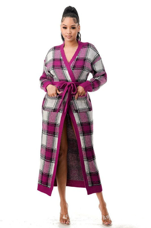 Plaid It Cardigan