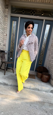 Fuzzy Faux Fur Jacket