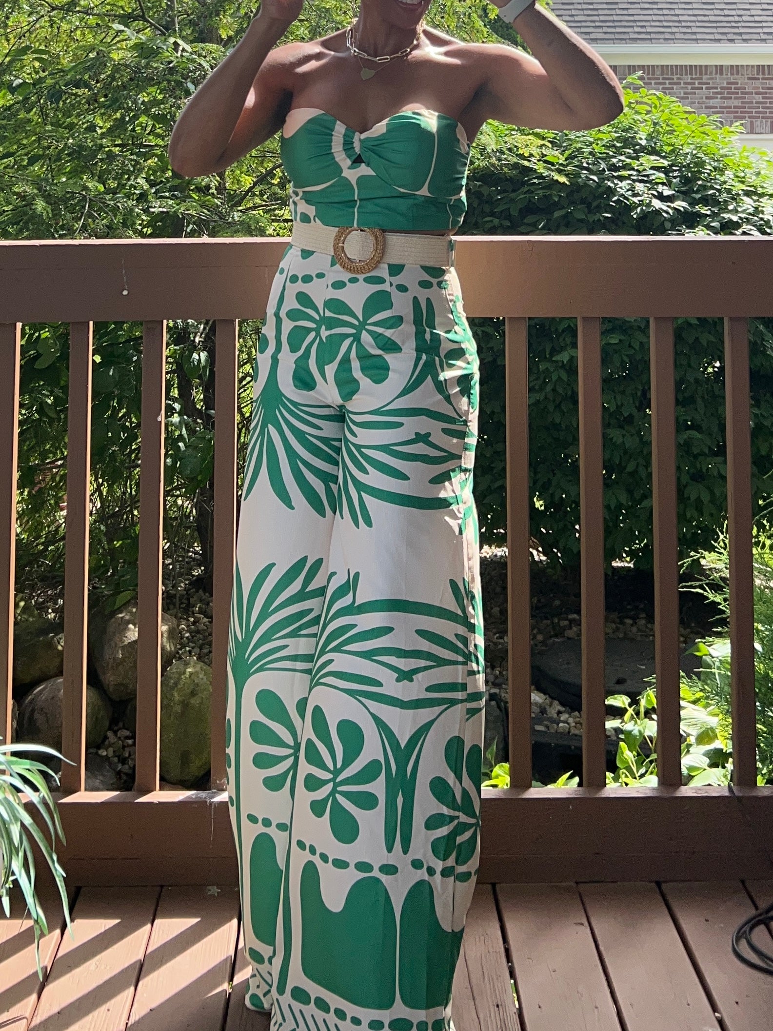 Elysees Tropical Pants Set