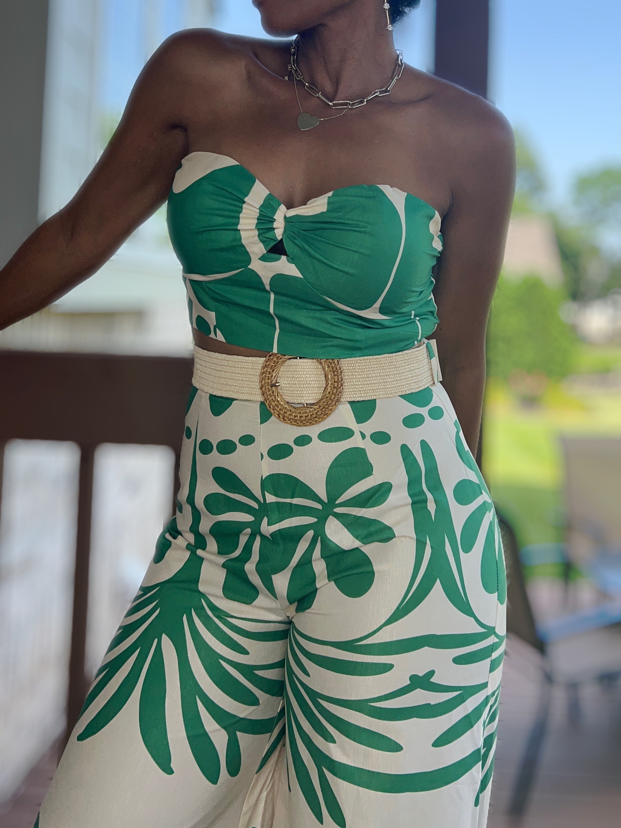 Elysees Tropical Pants Set