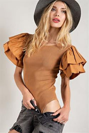 Puff Sleeve Body Suit