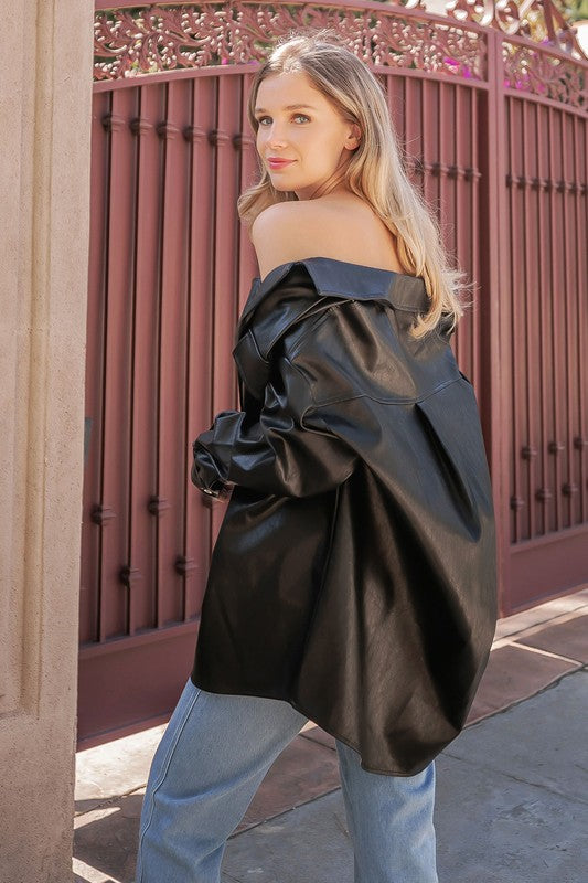She’s Got Game Oversized Shacket