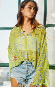 Chic, Top, Button Up Top