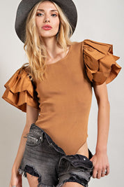 Puff Sleeve Body Suit