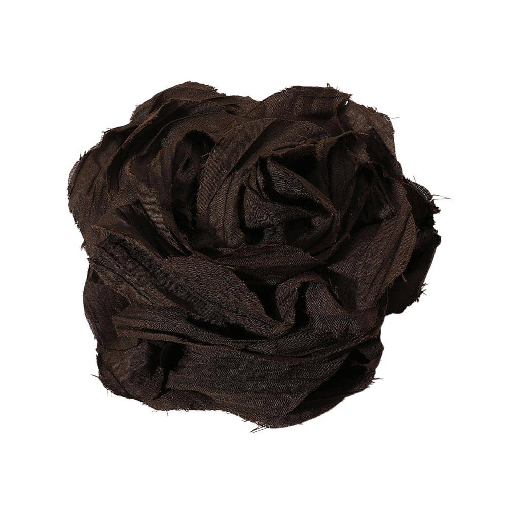 Fabric Flower Pin Brooch / Hair Clip