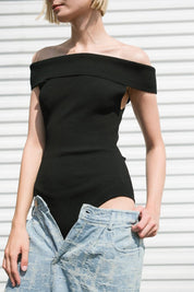 A Sweater Knit Bodysuit