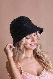 Vegan Leather Bucket Hat
