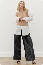 Cable Knit Shirt / Top