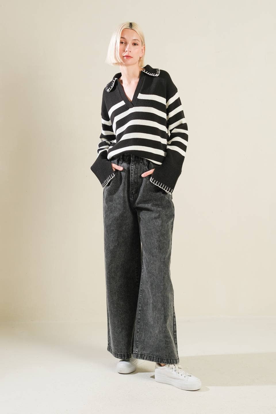 Phoebe Stripe Sweater