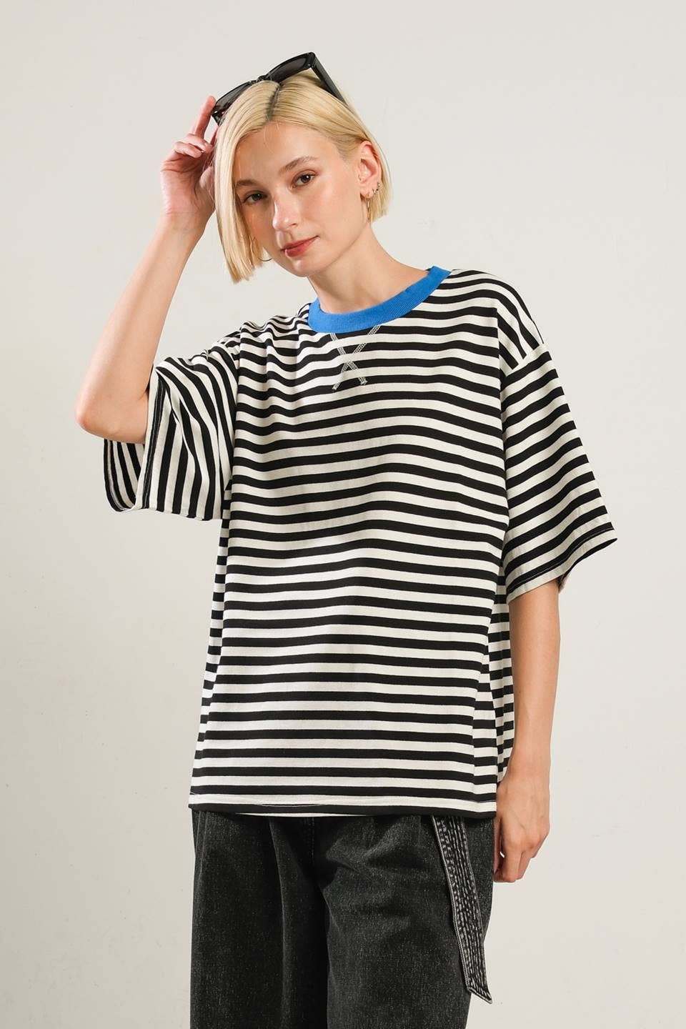 French Girl Striped Knit Top