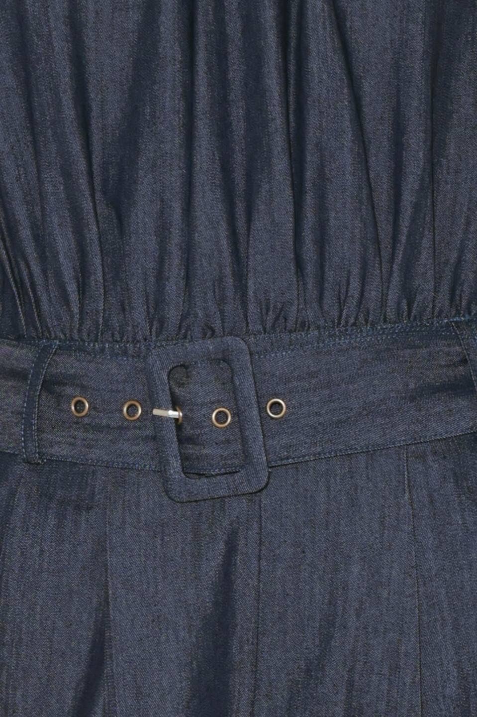 A solid woven jumpsuit - FP2105
