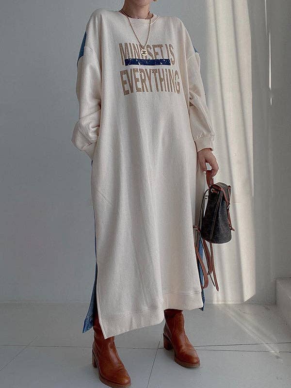 Mindset Is Everything Midi Dresses