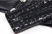 Chic Sequin Diamond Jacket