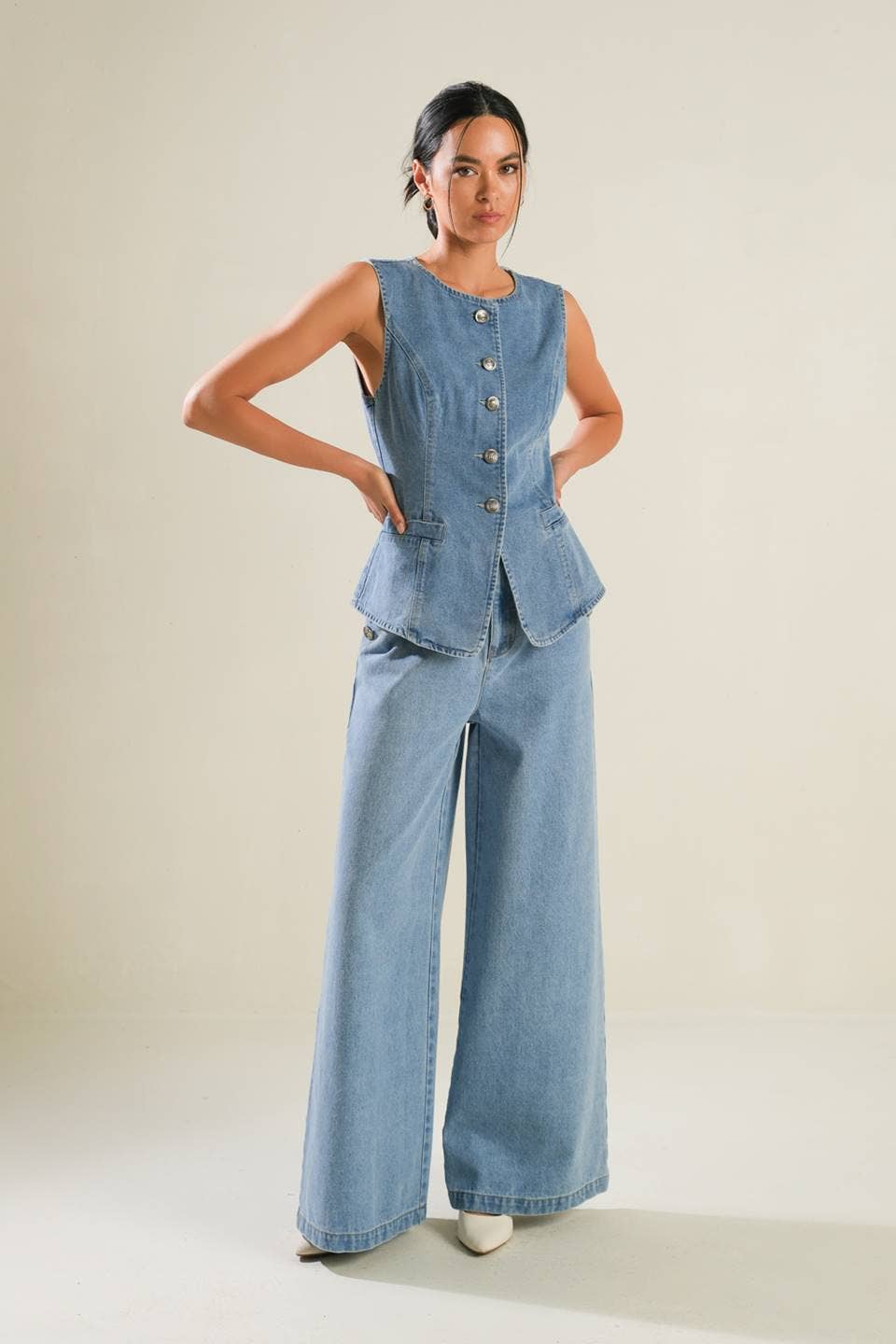 Chic Denim Vests