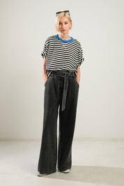 French Girl Striped Knit Top