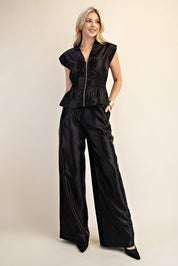 High Waist Wide Pants