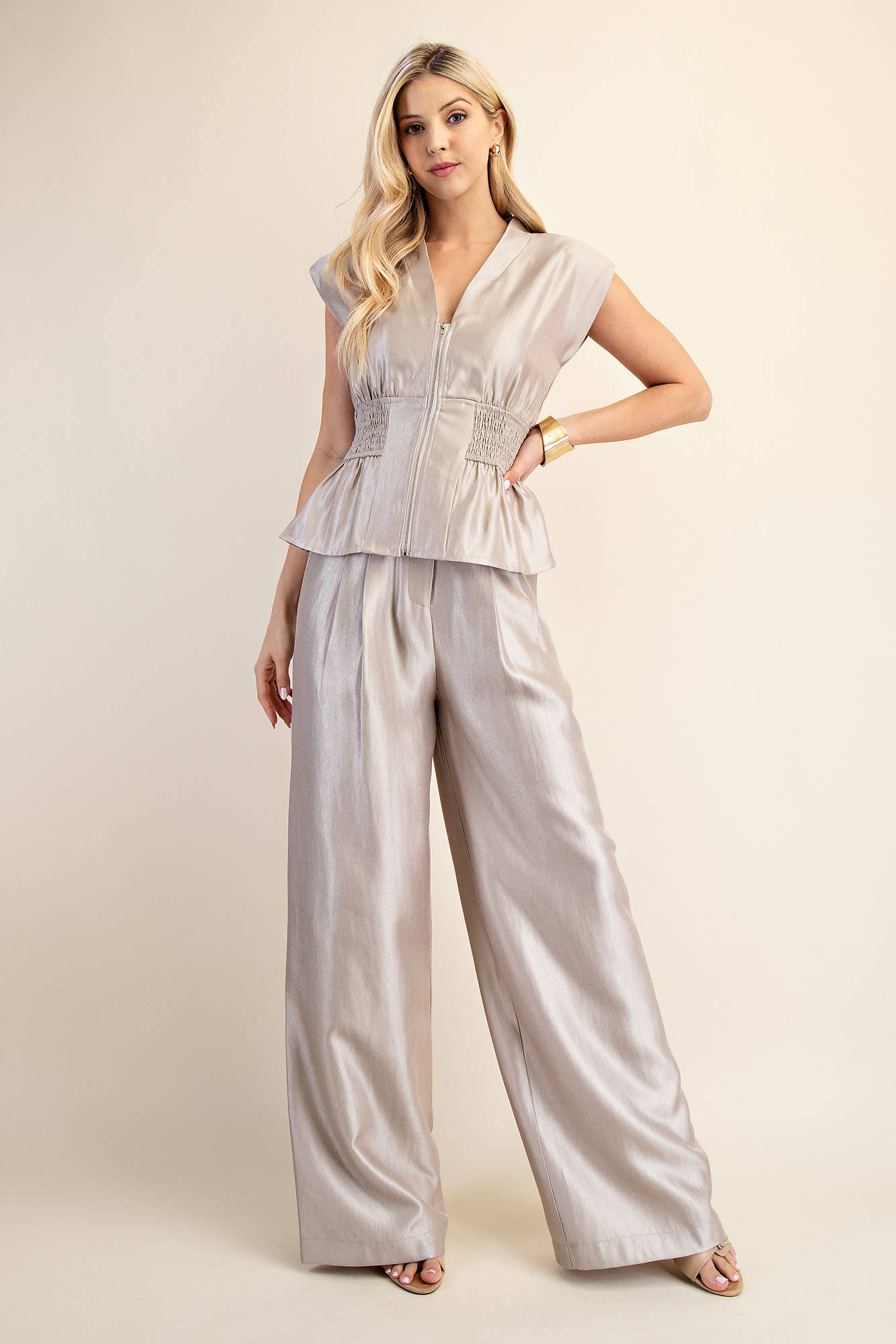 High Waist Wide Pants