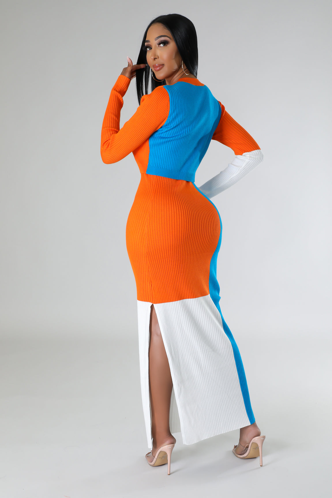 Third Times A Charm Color Blocked Dress