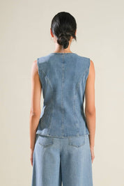 Chic Denim Vests