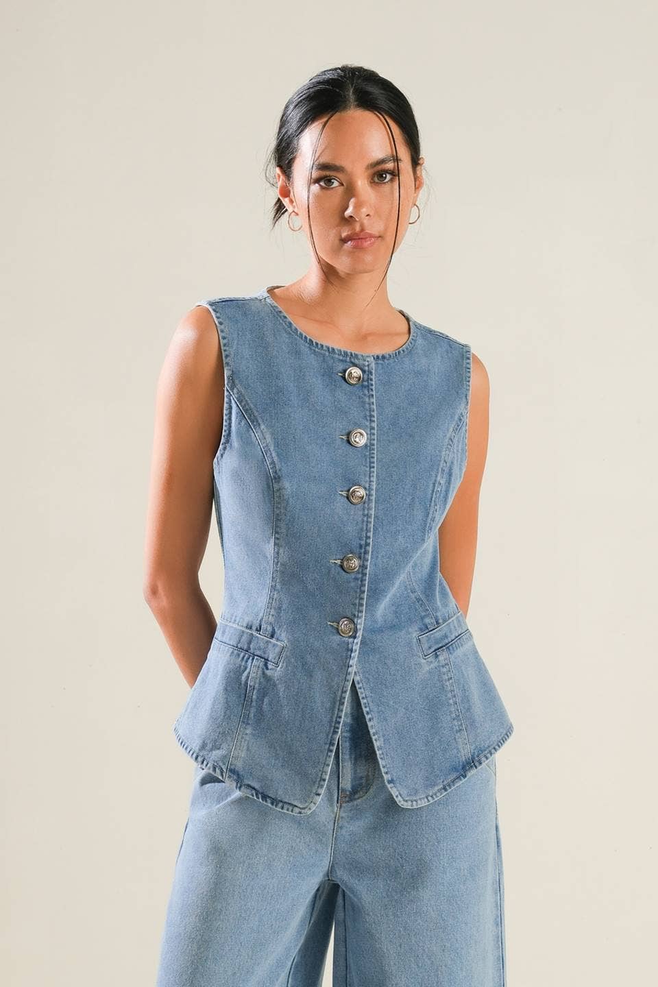 Chic Denim Vests