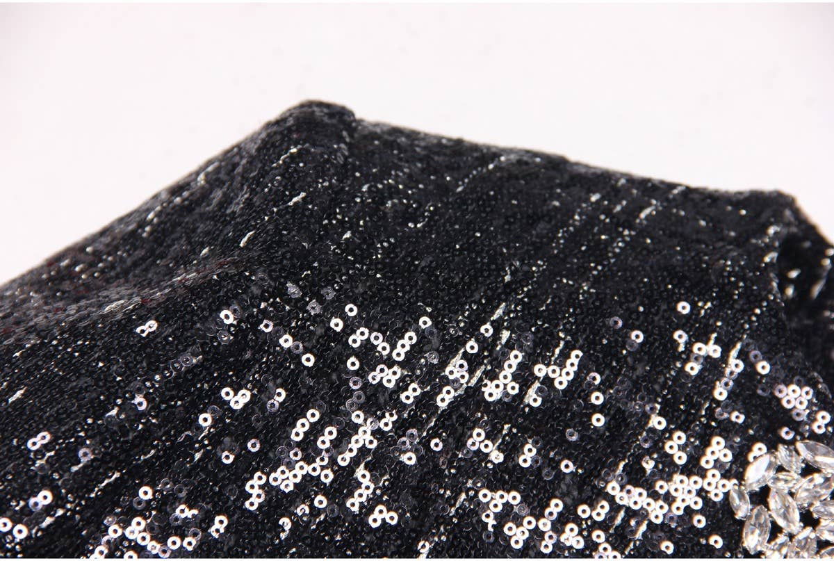 Chic Sequin Diamond Jacket