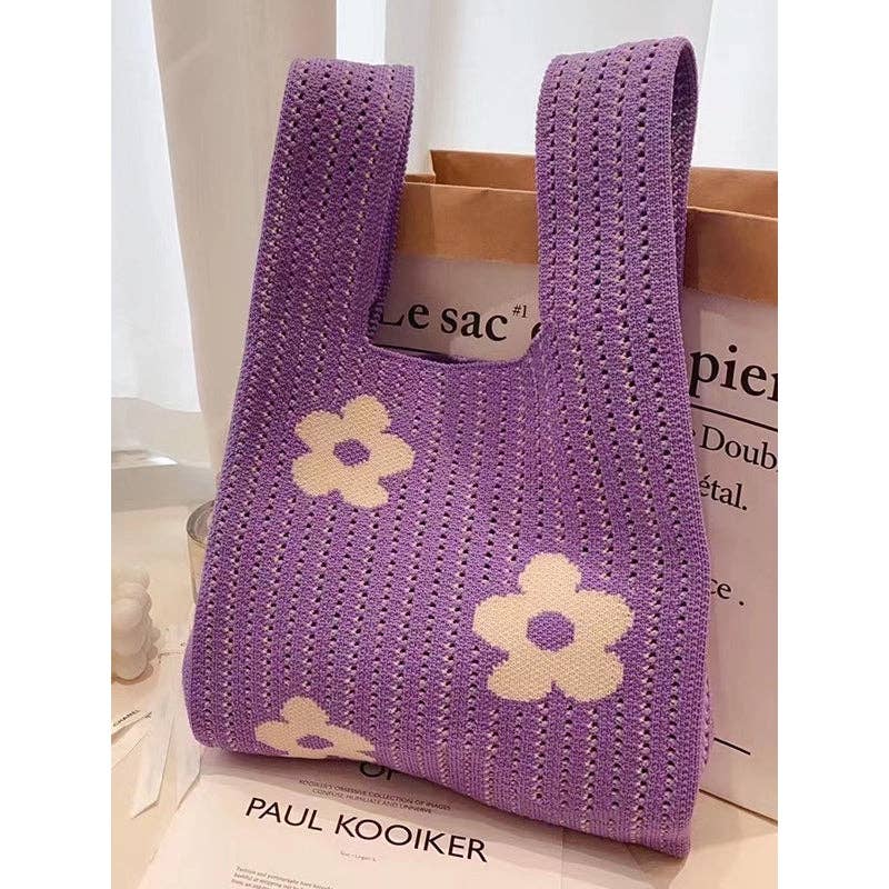 Floral Printed Hollow Bags Accessories Handbags