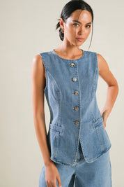 Chic Denim Vests