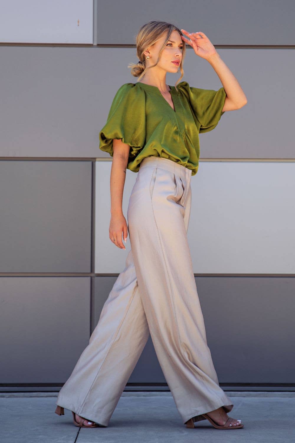 High Waist Wide Pants