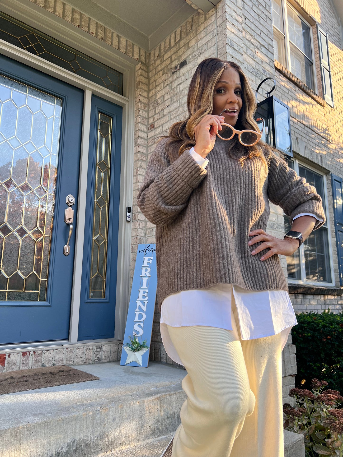 Her Cozy Long Sleeve Sweater