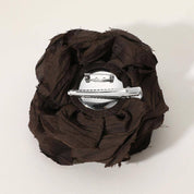 Fabric Flower Pin Brooch / Hair Clip
