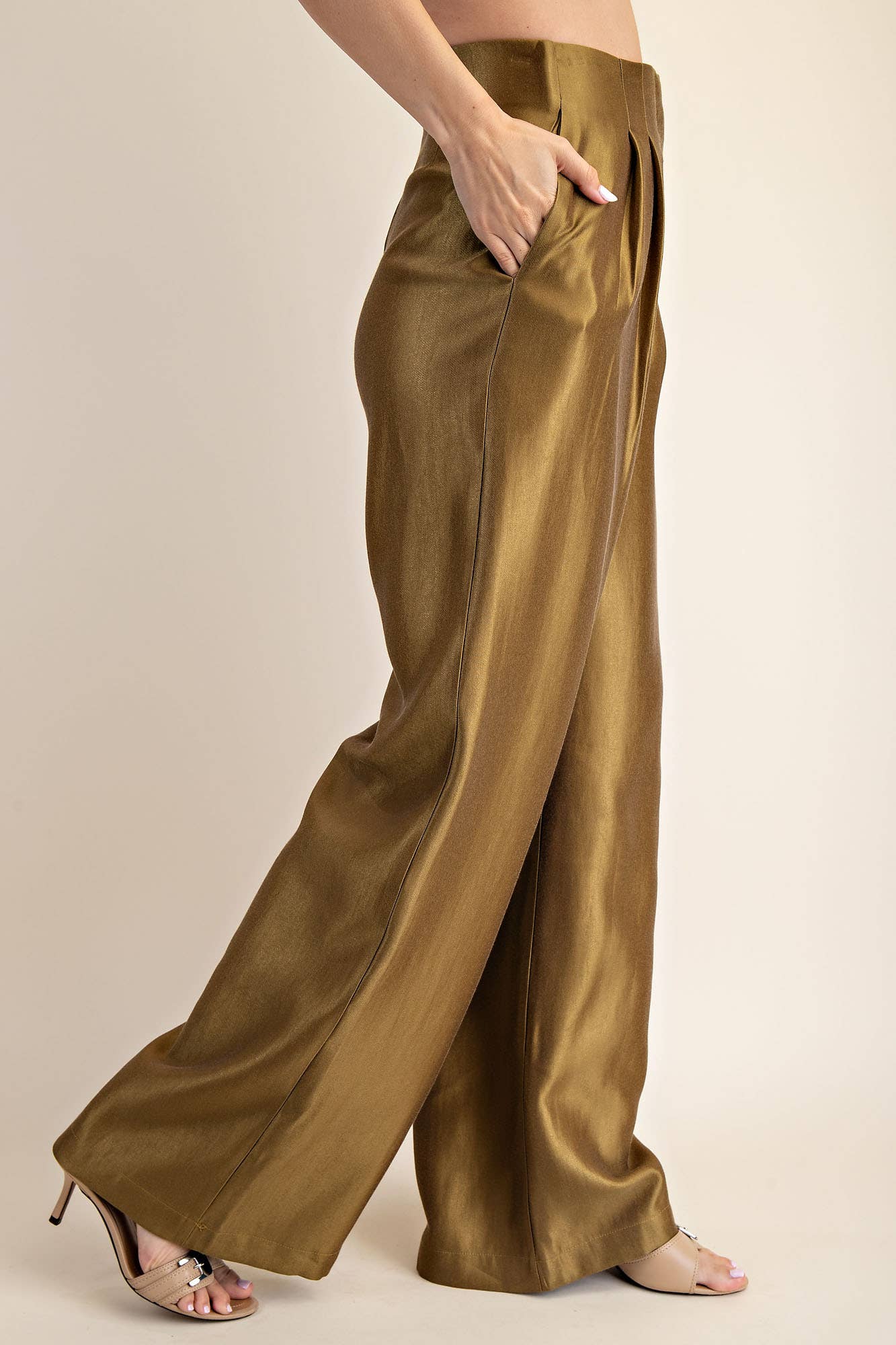 High Waist Wide Pants