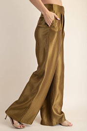 High Waist Wide Pants