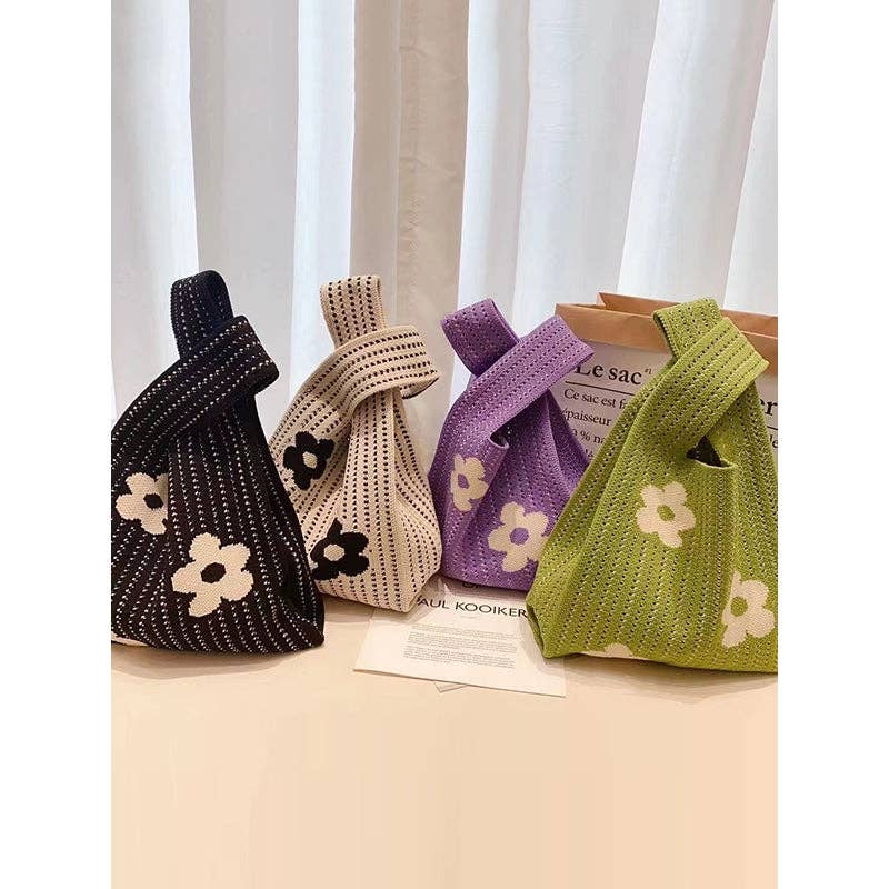 Floral Printed Hollow Bags Accessories Handbags