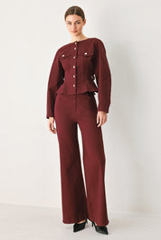 MERLOT RIDGE WOVEN JACKET