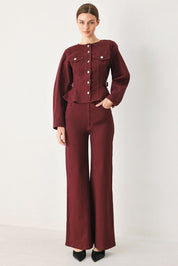 MERLOT RIDGE WOVEN JACKET
