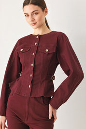 MERLOT RIDGE WOVEN JACKET