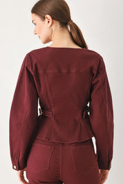 MERLOT RIDGE WOVEN JACKET