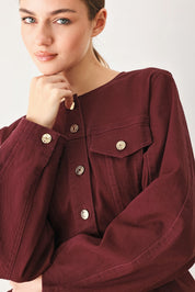 MERLOT RIDGE WOVEN JACKET