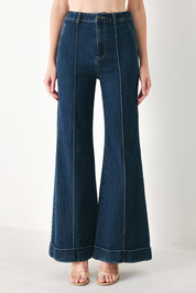 SKYLINE FLARE DENIM PANTS