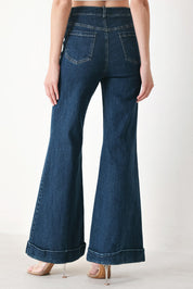 SKYLINE FLARE DENIM PANTS