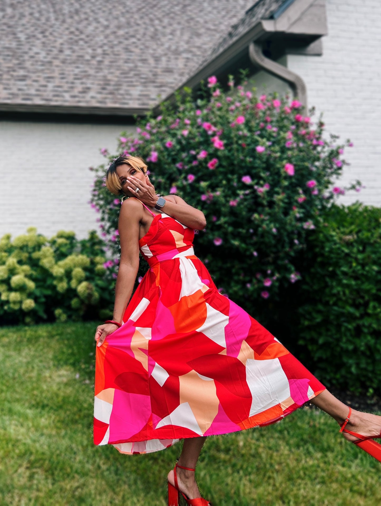Use Your Heart Mid-Dress