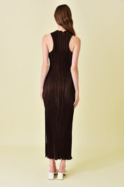 With A Twist Halter Neck Maxi Dress