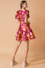 She’s A Doll Puff Sleeve Dress