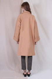 Over Size Camel Coat