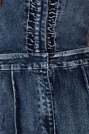 COOL STRUCTURE DENIM JUMPSUIT