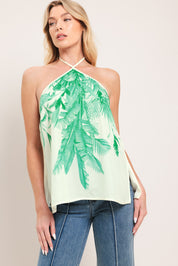 PALM SERENE WOVEN TOP